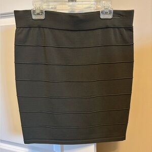 Classic Dark Olive Skirt